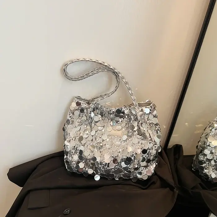 Nouveaux sacs à bandoulière à paillettes scintillantes paillettes scintillantes sac fourre-tout de g