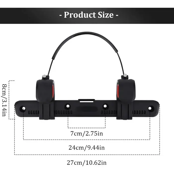 Sangle de fixation réglable pour sacoche latérale de vélo, moto et porte-selle – Équipement de cycli