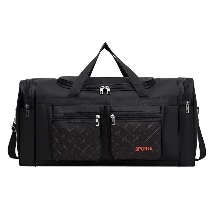 Sac polochon de voyage en nylon pour homme, sac à main de grande capacité, bagage de transport extér