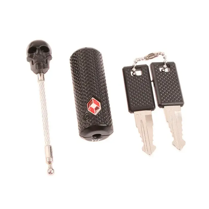 Serrure à Peintures Tsa avec Câble en Acier, Cadenas Antivol en Métal pour Valise à Bagages et Sac à
