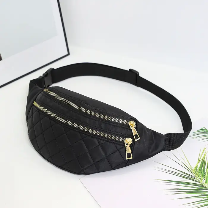 Femmes taille sac Fanny Pack poitrine sacs hanche Bum sac dames voyage ceinture sac bandoulière argent pochette