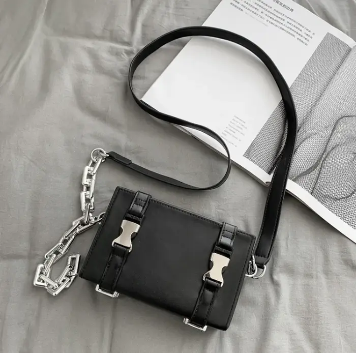 Sac à bandoulière en cuir PU pour homme, forme de valise décontractée, initié, luxe, mode, boîte, sa