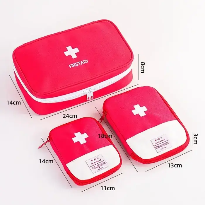 Trousse de premiers secours voyage Camping en plein air utile Mini sac de rangement de médicaments