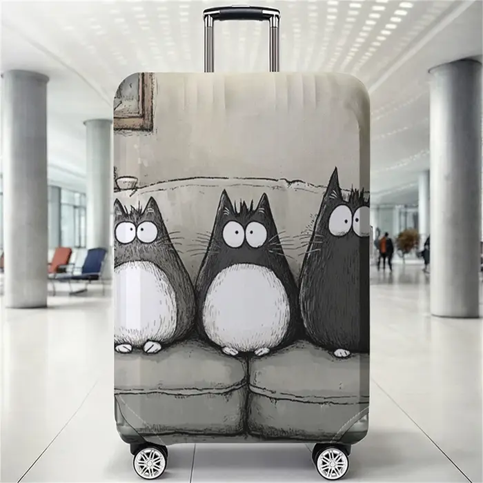 Housse de protection pour bagages à motif Totoro, adaptée aux housses de bagages de 18 à 32 pouces,