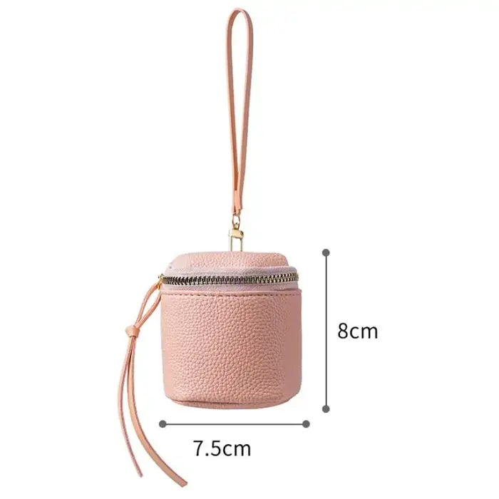 Trousse de toilette vintage en cuir imperméable pour femmes, organiseur élégant pour articles de toilette et essentiels