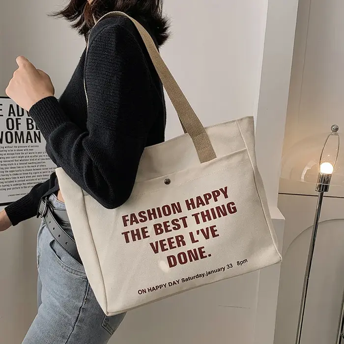 Sacs fourre-tout en toile pour femmes
