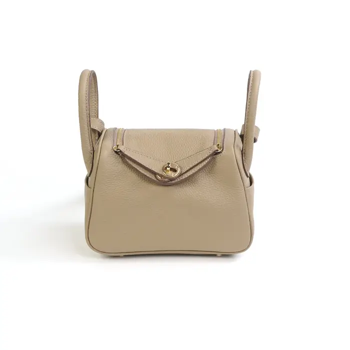 Mini sac bandoulière en cuir de vachette superposé pour femme, sac à pharmacie à fermeture éclair, s