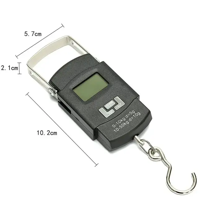 Balance à bagages portable suspendue 50 kg avec écran LCD, balance numérique de voyage pour valise e
