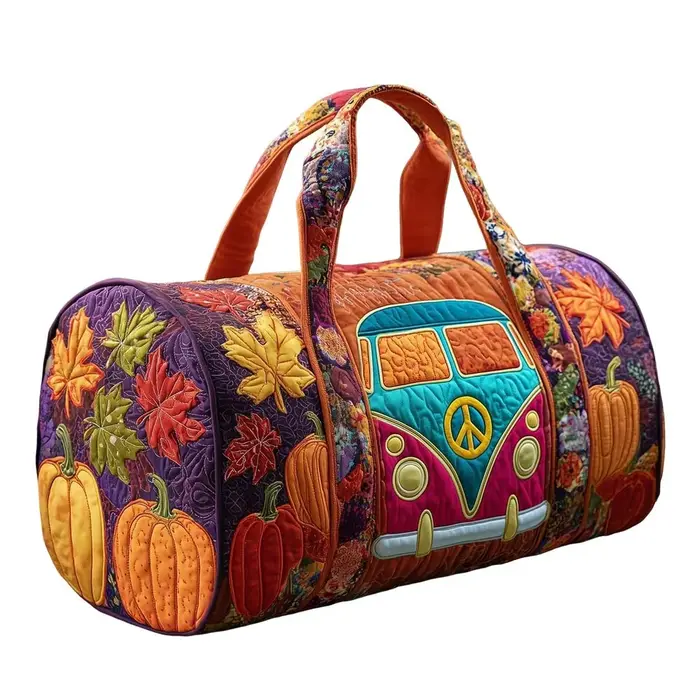 Sac de voyage matelassé en coton de la série Bus