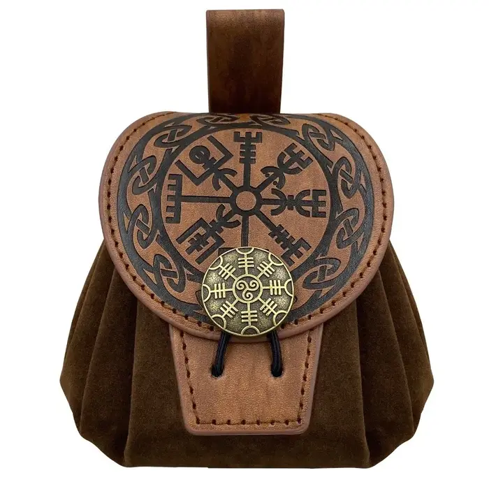 Sacs banane vintage à cordon de serrage, style steampunk, en similicuir, porte-monnaie de taille, mo