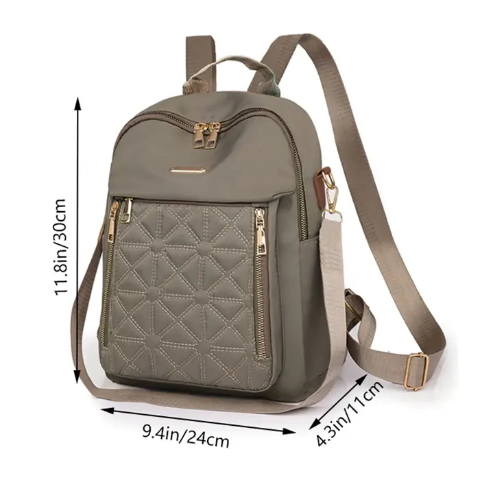 Sac à dos élégant pour femme à motif gaufré