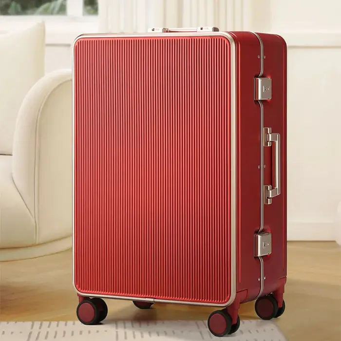 Nouveau Bagage hommes et femmes 20-28 pouces grande capacité cadre en aluminium valise de voyage avec poignée