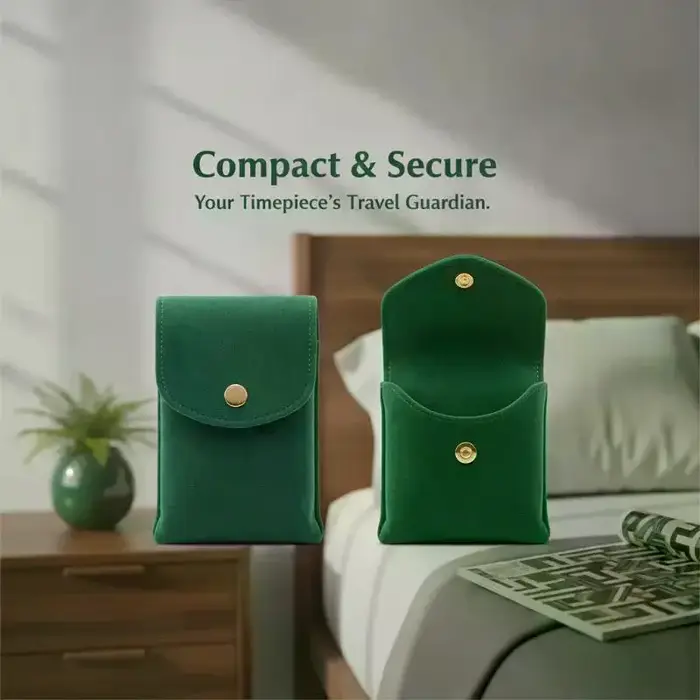 Sac de rangement pour montres en velours