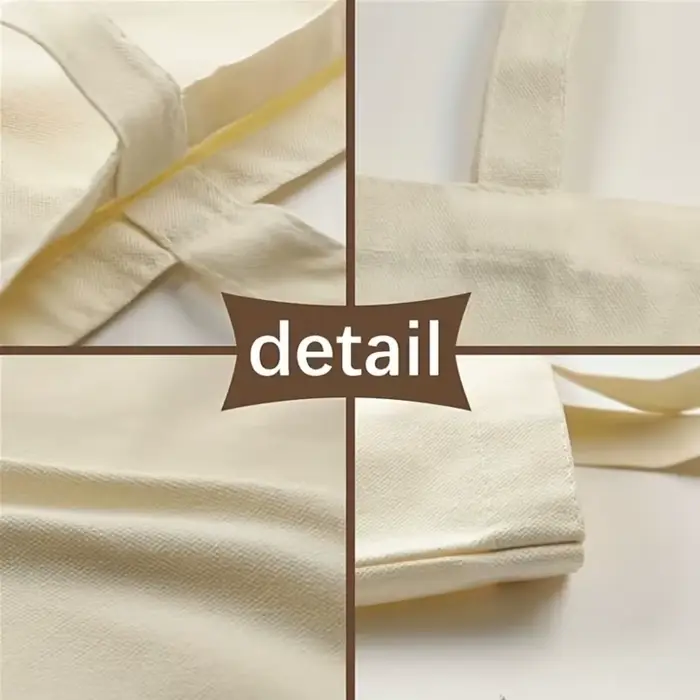 Fourre-tout en toile, couleur crème