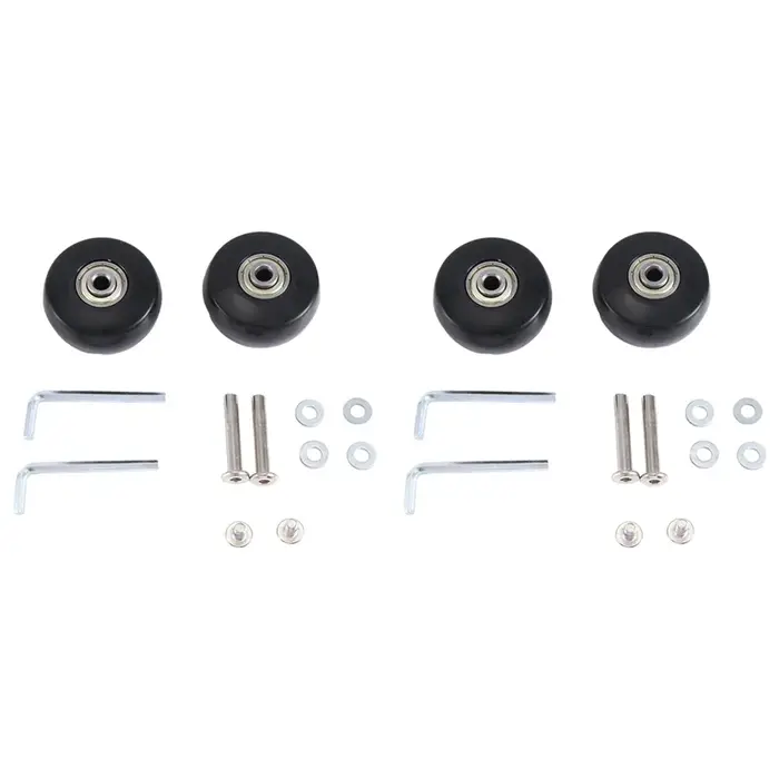 50X24mm ensemble de 4 roues de remplacement de valise à bagages