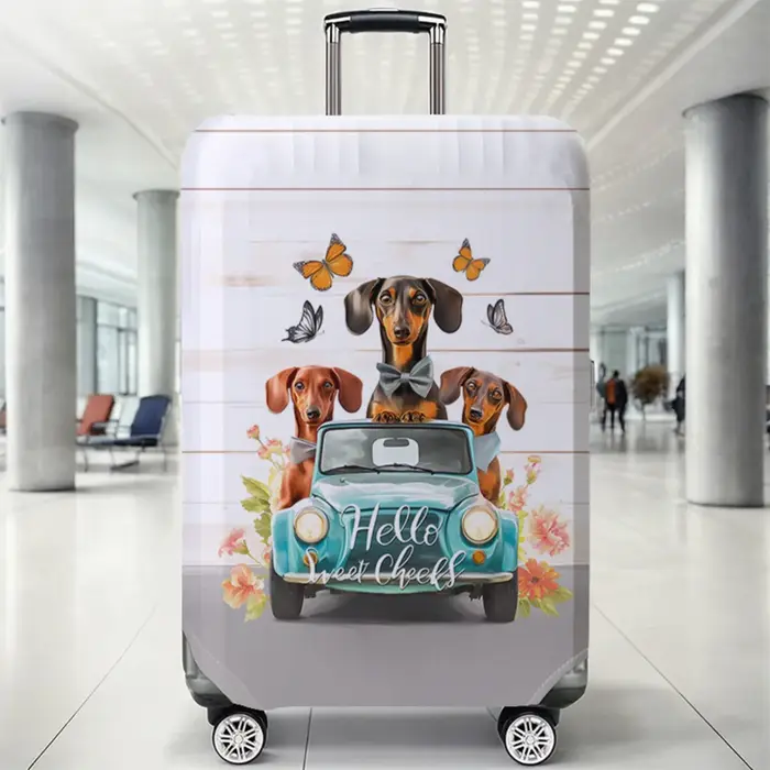Housse de protection pour bagages, élastique, imperméable, anti-poussière, pour valise de 18 à 32 po