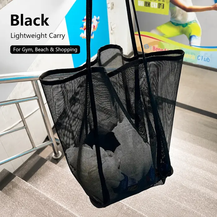 Sac de plage en maille de polyester