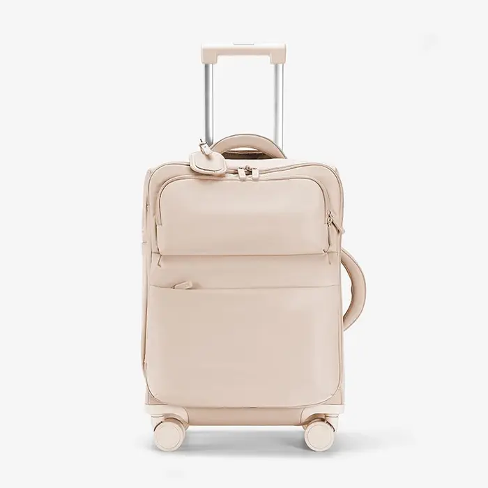 Valise ultra-légère de 20/24/28 pouces, grande capacité, en tissu Oxford imperméable, valise à roule