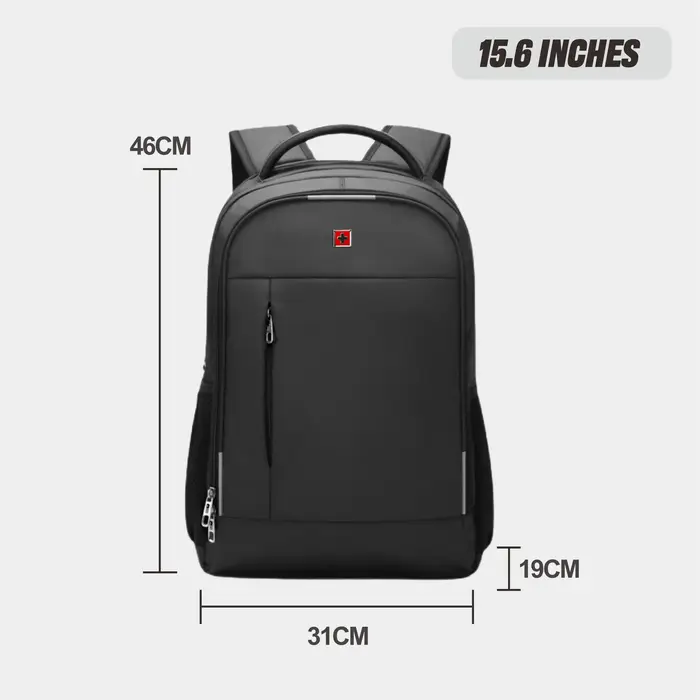 SWISS hommes sac à dos pour ordinateur portable étanche Anti-vol USB sac grande capacité mode école 
