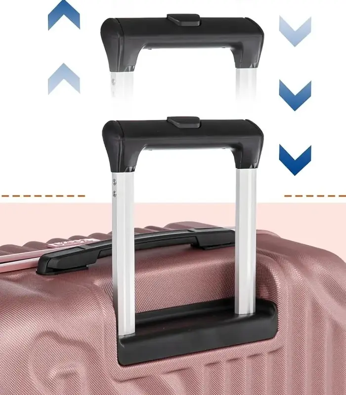 Ensembles de bagages Valises Domtom à roues doubles rotatives et amovibles