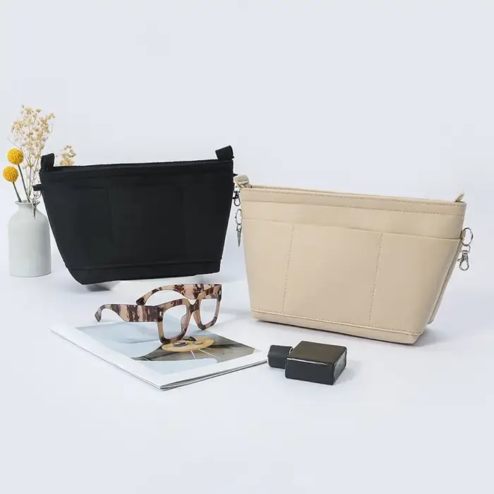 Sac à main en feutre, doublure d'insertion