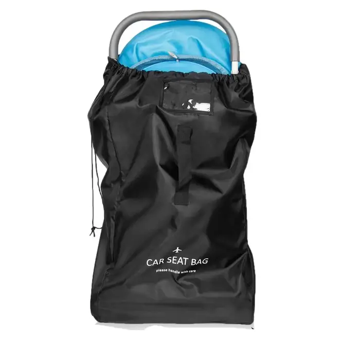 Noir pour avion porte vérifier sac grand pour poussette siège de voiture sac de rangement bébé pouss