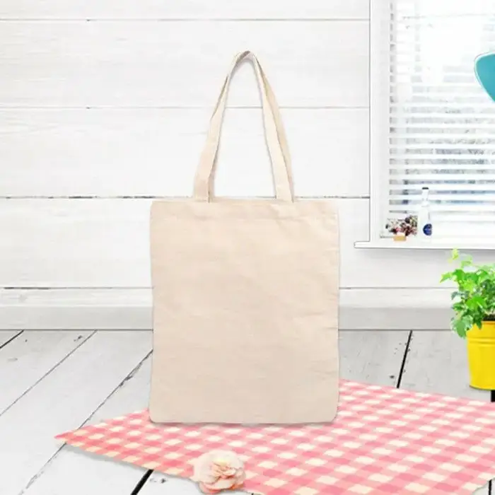 Sacs de Shopping Réutilisables en Coton Uni