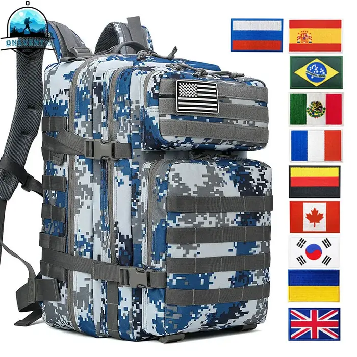 30L/50L femmes hommes sac à dos Sport Trekking chasse Nylon sac à dos militaire randonnée sac marine bleu rose Camouflage tactique sac à dos