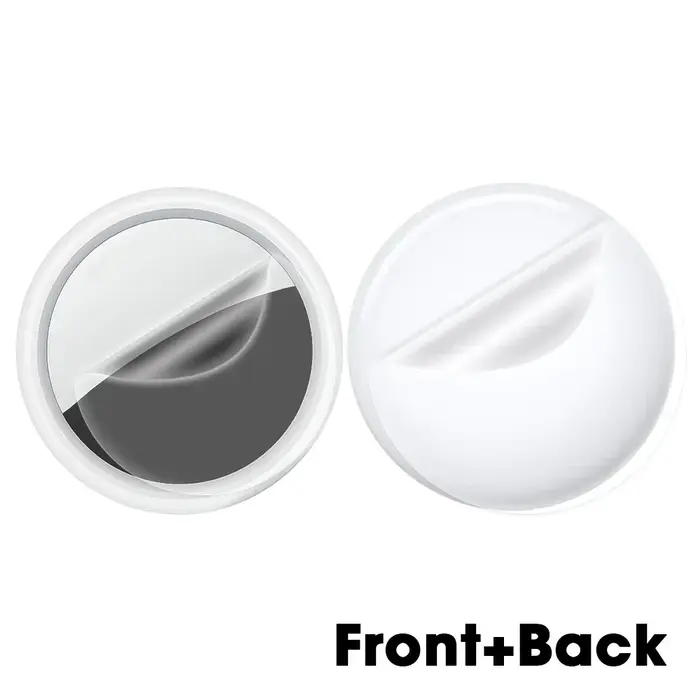 Pour Apple AirTag Portable fait à la main PU étui en cuir avec porte-clés couverture complète étui d