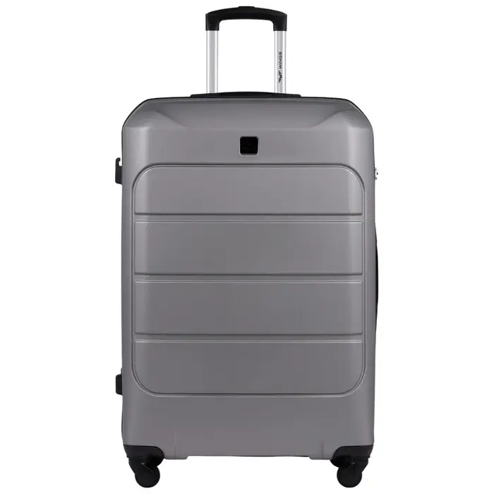 Valise de voyage grande taille Wings Gannet 28 " Titan Grey, rigide, sur roulettes, serrure à combin