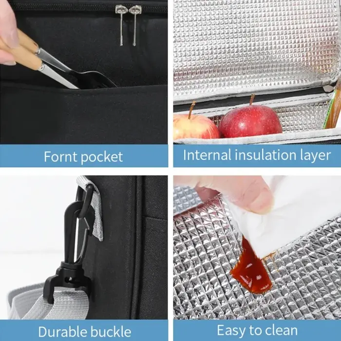 Sac à déjeuner isolé étanche
