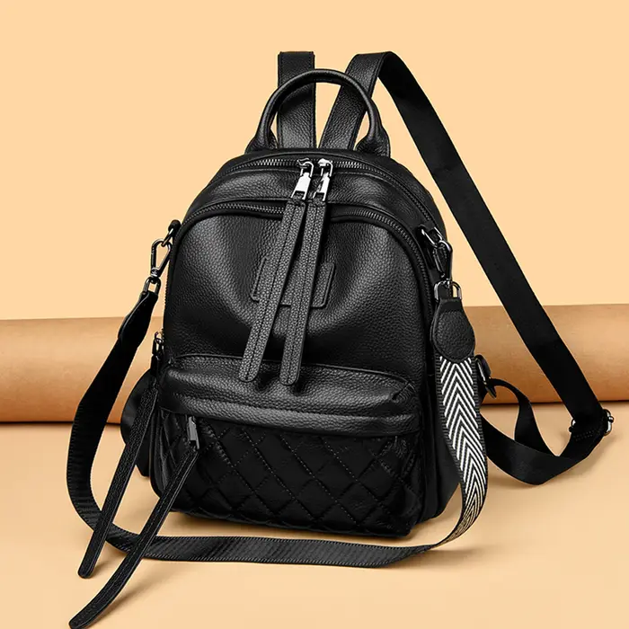 Sac de voyage grande capacité en cuir véritable pour femme