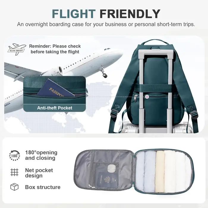 Sac à dos de bagage à main d'avion pour sac de cabine Ryanair 40x20x25