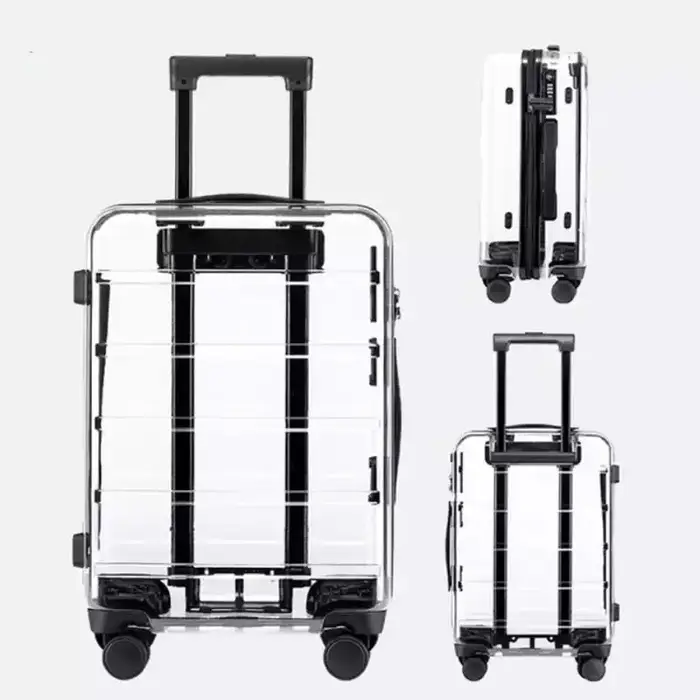 Valise Transparente de Luxe pour Homme et Femme