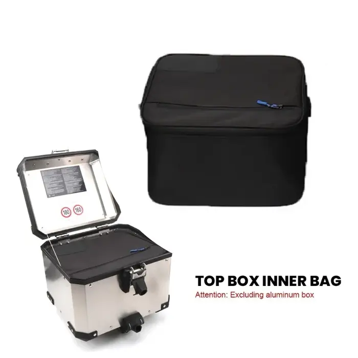 Nouveau sac à bagages moto sacs intérieurs noirs sac latéral supérieur en aluminium pour BMW R1250GS