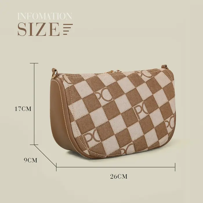 Sac à main PG PATSY GARIS 2026 Nouveau Sac bandoulière de luxe léger et polyvalent pour femme