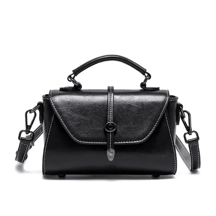 Sacs à bandoulière en cuir de vache souple et Durable pour femmes, sacs à main de luxe tendance, rét