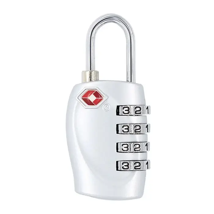 Valise bagages métal Code mot de passe serrures cadenas TSA douane Code serrure 4 cadran chiffre mot