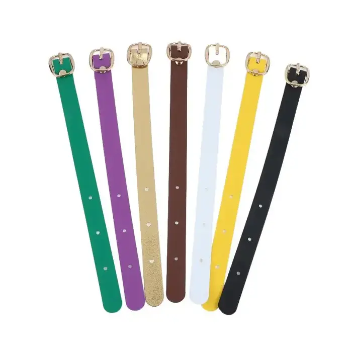 Sangles multicolores pour étiquettes de bagages en PU