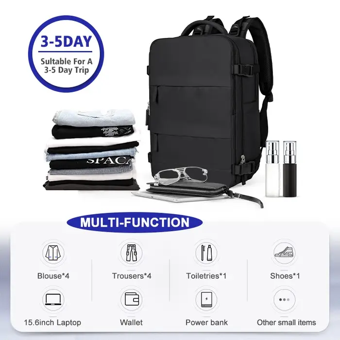 Grand sac à dos de voyage pour hommes