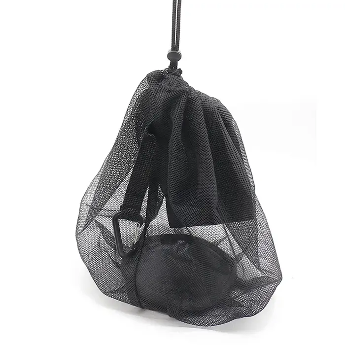 Sac à bandoulière en maille réglable, sac à dos portable pour le rangement du football, sacs de rang