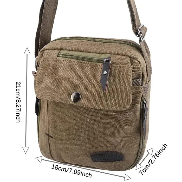 Sac carré au design vintage