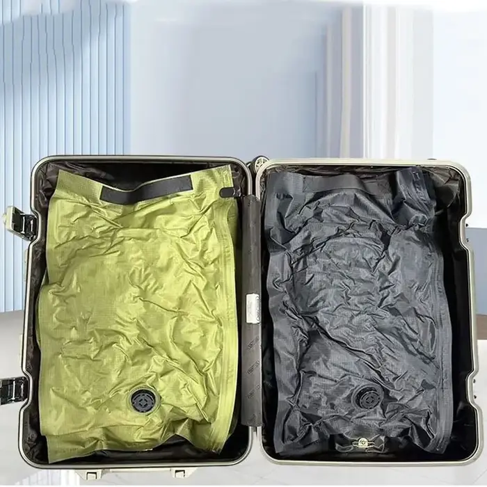 Sacs de rangement sous vide de grande capacité, sacs d'emballage de voyage enroulables à main étanches, valise hermétique anti-poussière, Cube pour vêtements