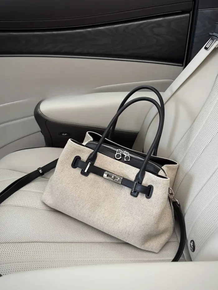 Nouveau Sac Fourre-tout Tendance 2026 en Lin Luxe Léger pour Femme – Sac à Main de Designer de Niche