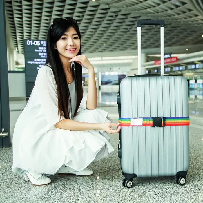 Sangle d'emballage en nylon durable pour bagages de voyage