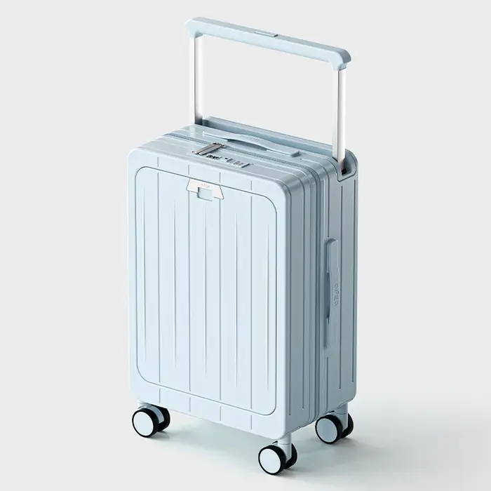 2025 nouveau porte-bagages renforcé Pc valise ouverte avant 20 24 pouces voyage d'affaires grand emb