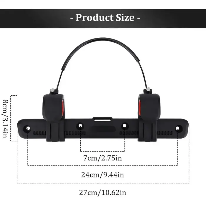 Clip de fixation réglable pour sacoche latérale de vélo, support de selle, accessoires de sacoches d