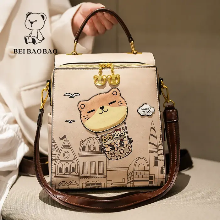 Nouveau sac à dos en cuir souple pour femmes sac à dos d'étudiant sac à bandoulière multifonctionnel