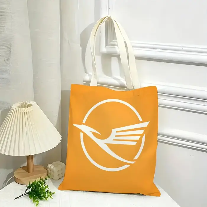 Sacs de rangement L-Lufthansa, sac en toile léger, idéal pour un usage quotidien, les courses et les