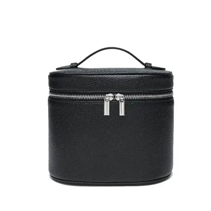 Sac de rangement de voyage portable personnalisable avec nom - Trousse à cosmétiques amovible avec c